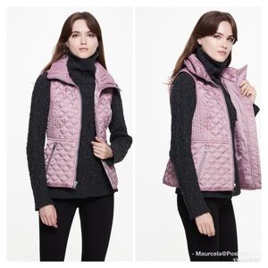 Andrew Marc Caitlin Vest - Dusty Rose